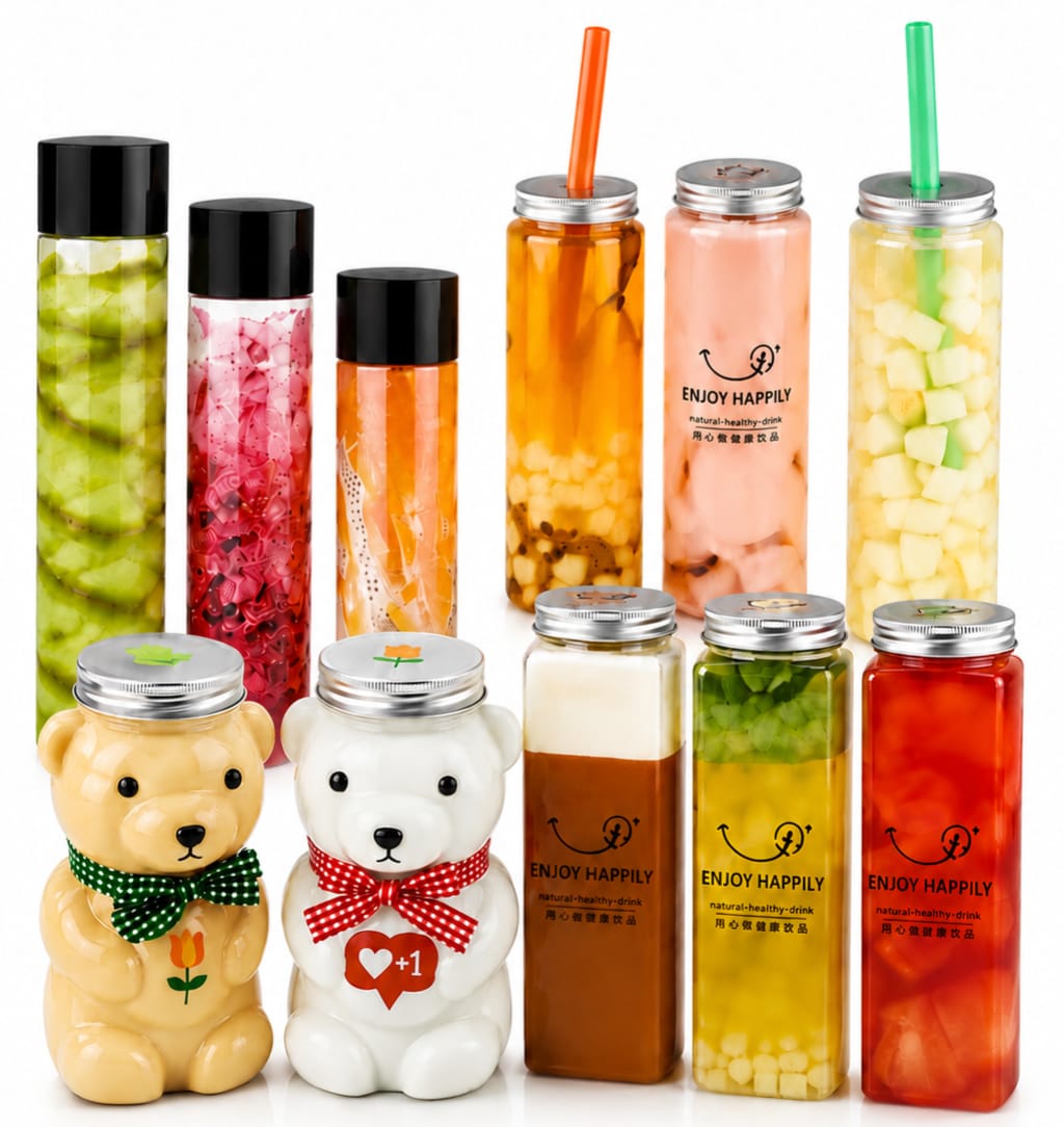 Clear Plastic Injection Cups for Restaurants, Cafes and Food Service