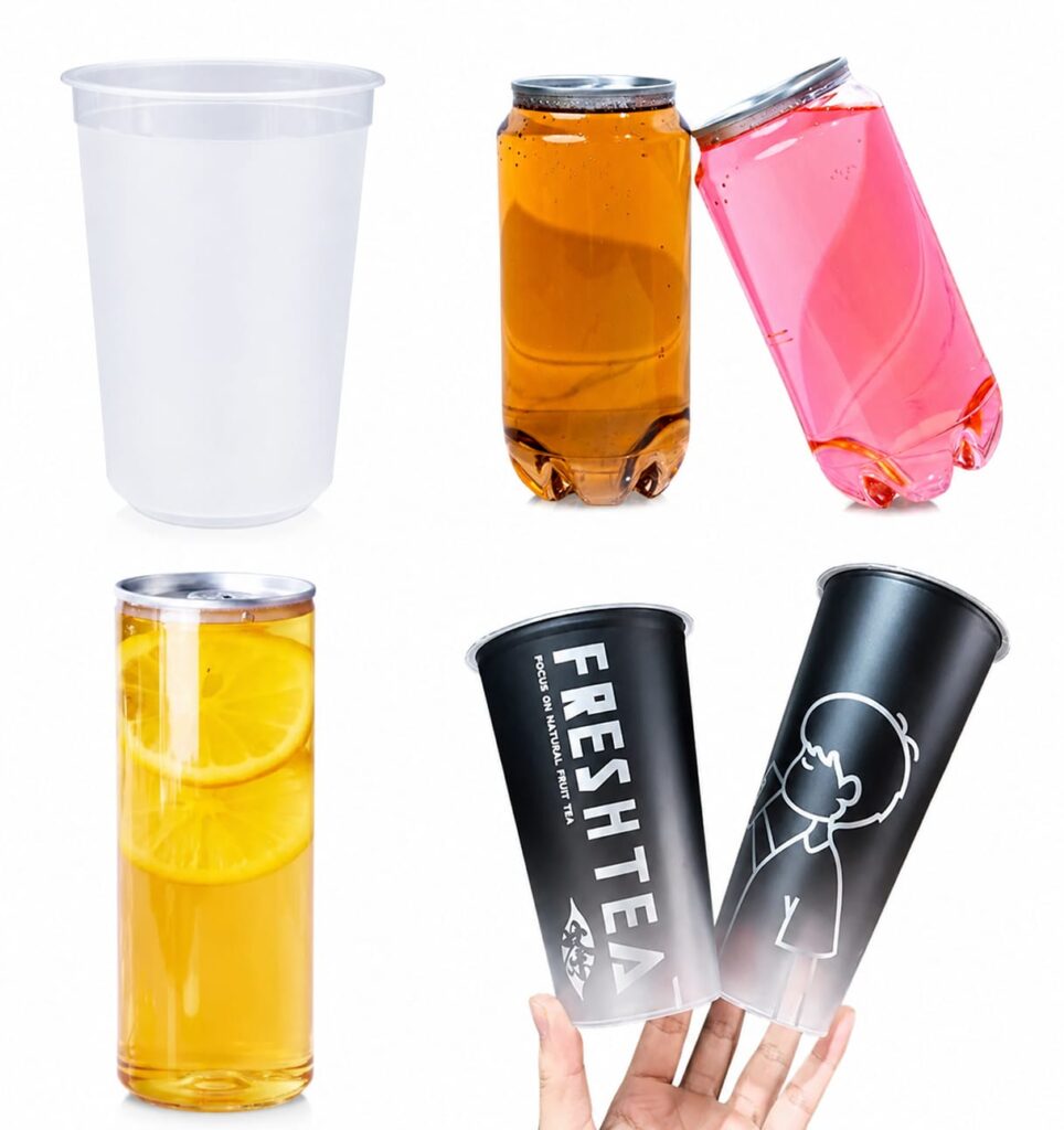 Clear Plastic Injection Cups for Restaurants, Cafes and Food Service