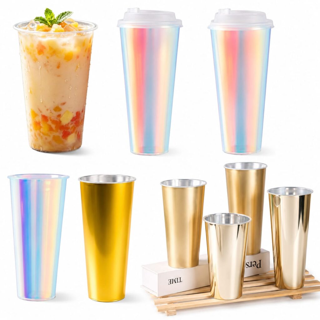 Clear Plastic Injection Cups for Restaurants, Cafes and Food Service