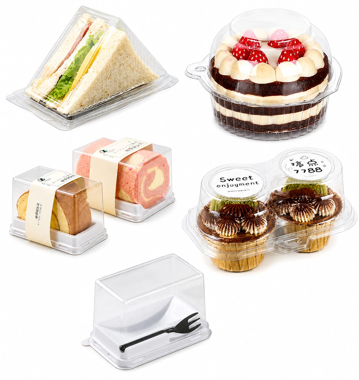 Sushi Cake Trays for Custom Food Packaging and Takeout