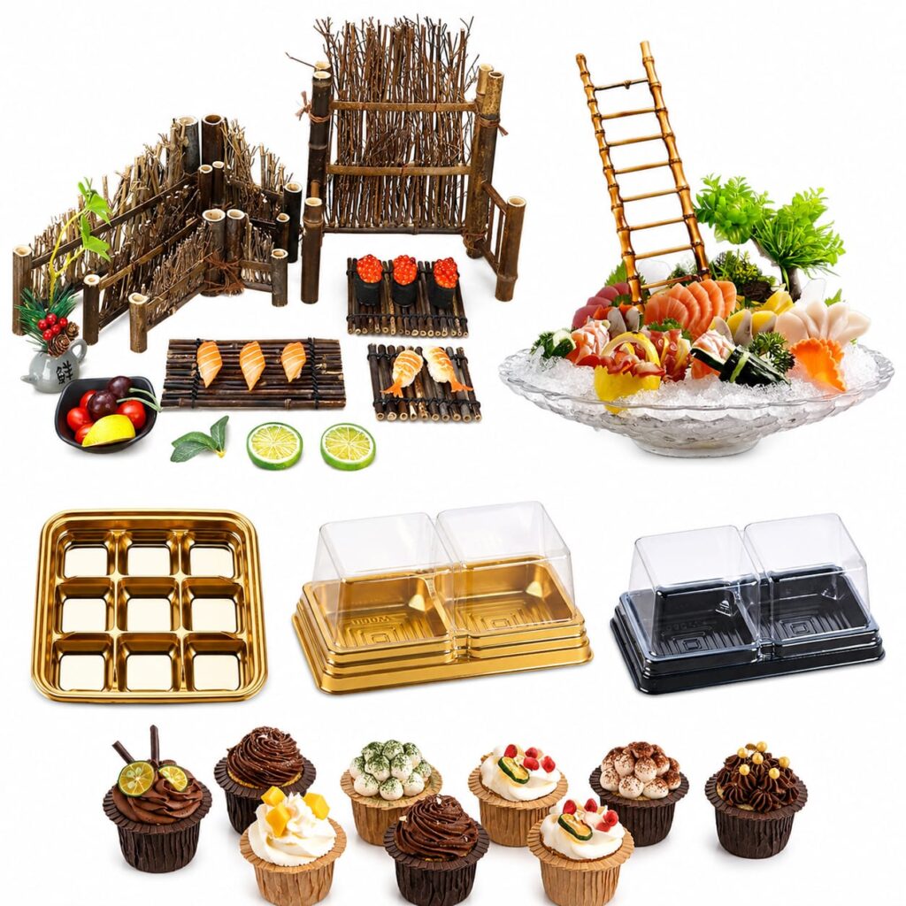 Sushi Cake Trays for Custom Food Packaging and Takeout