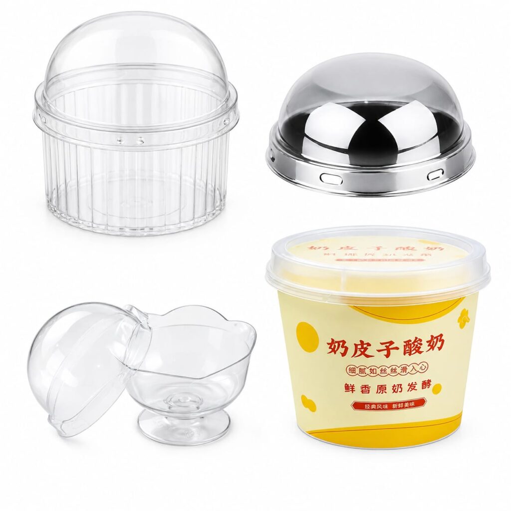 Clear Ice Cream and Dessert Cups for Parfaits, Sundaes and Takeout
