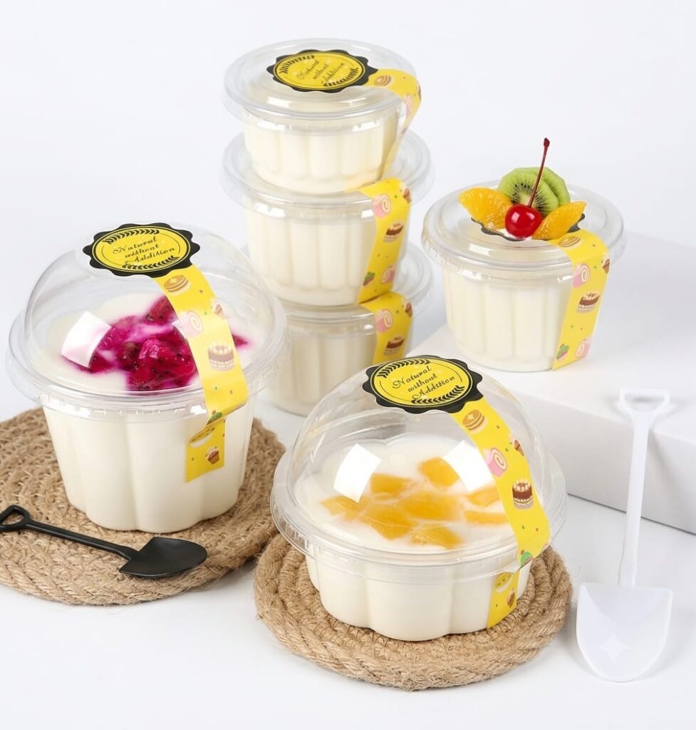 Clear Ice Cream and Dessert Cups for Parfaits, Sundaes and Takeout