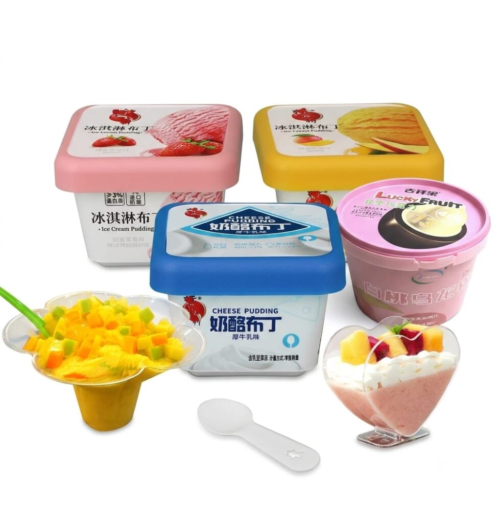 Clear Ice Cream and Dessert Cups for Parfaits, Sundaes and Takeout
