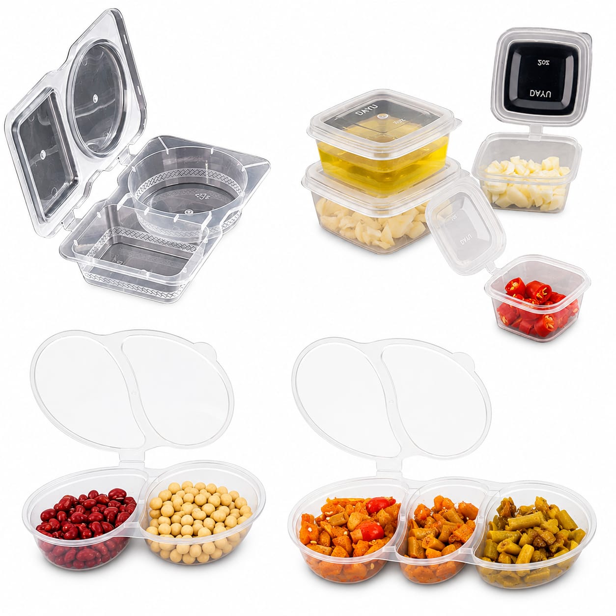 Custom Sauce Cups, Dip Cups, Condiment Containers & Sauce Boxes