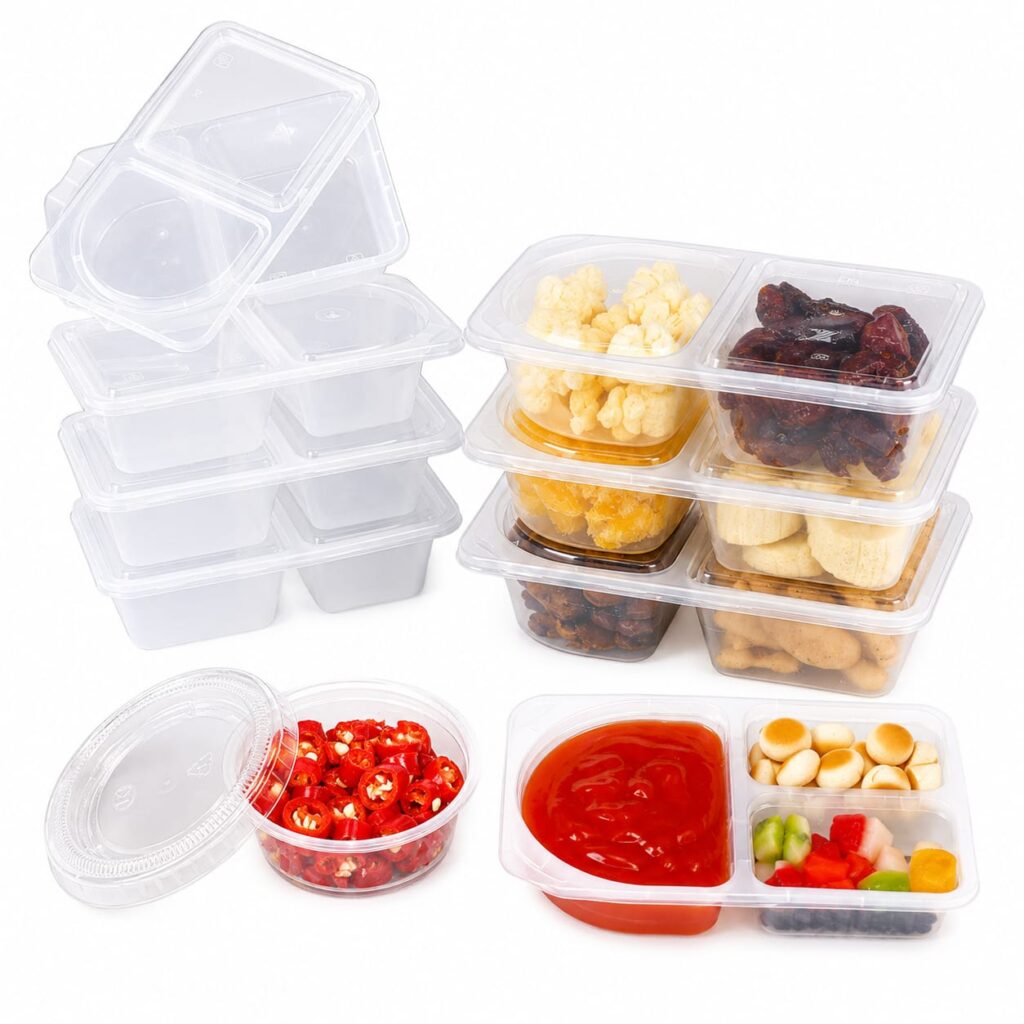 Custom Sauce Cups, Dip Cups, Condiment Containers & Sauce Boxes
