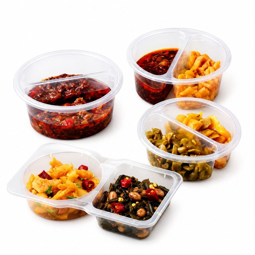 Custom Sauce Cups, Dip Cups, Condiment Containers & Sauce Boxes