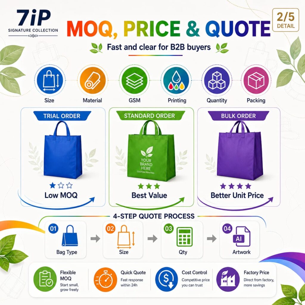 7IP Signature Collection Custom Jewelry Boxes, Cotton Bags, Tote Bags, Food Packaging & Leather Bags