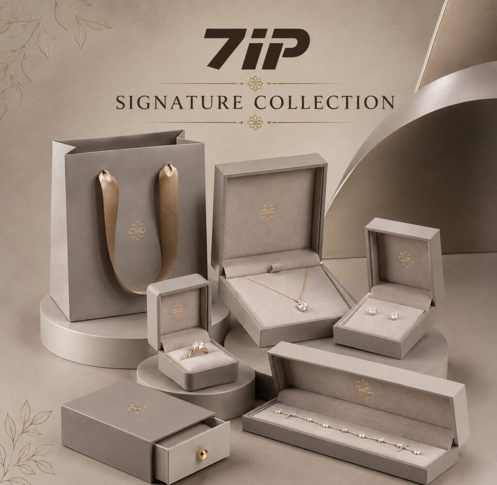 7IP Signature Collection Custom Jewelry Boxes, Cotton Bags, Tote Bags, Food Packaging & Leather Bags