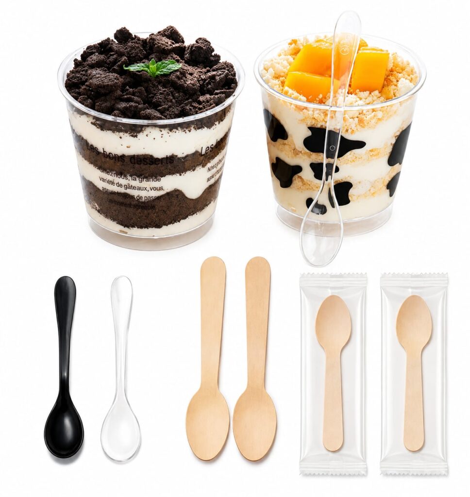Disposable Cutlery Spoons Forks and Knives for Restaurants and Food Service