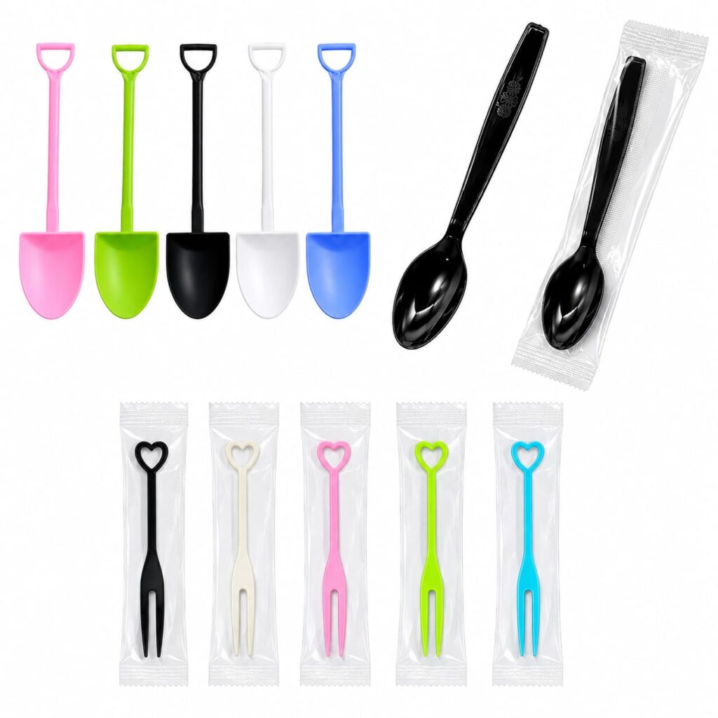Disposable Cutlery Spoons Forks and Knives for Restaurants and Food Service