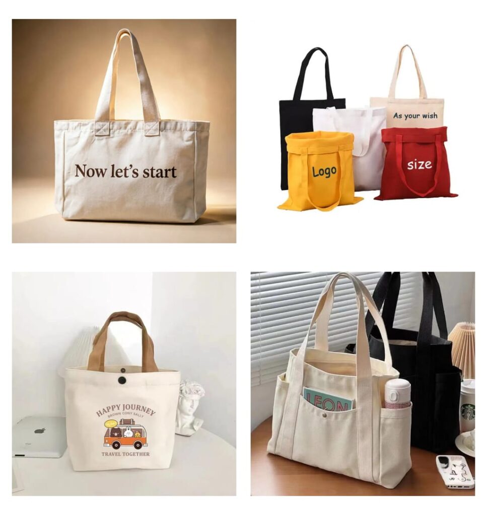 Bulk Wholesale Custom Cotton Tote Bags and Quilted Bags for Businesses