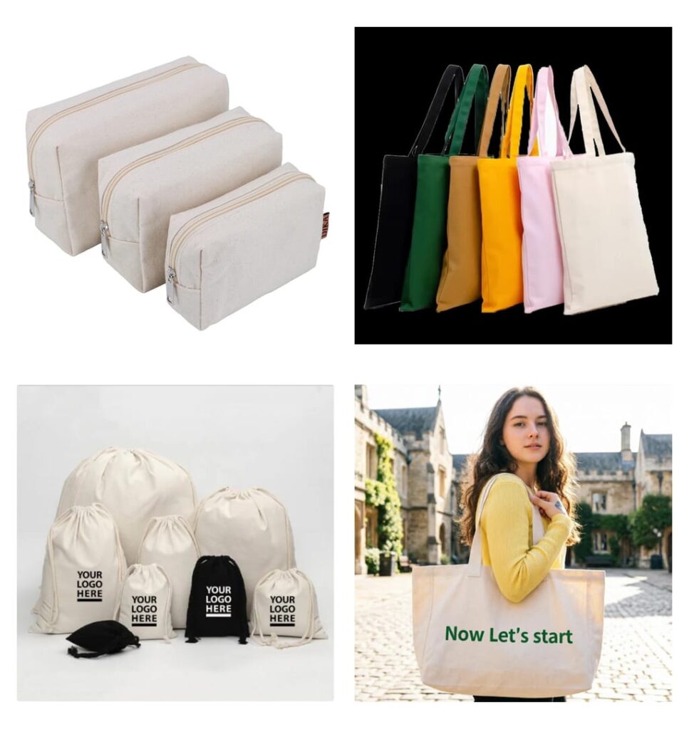 Bulk Wholesale Custom Cotton Tote Bags and Quilted Bags for Businesses