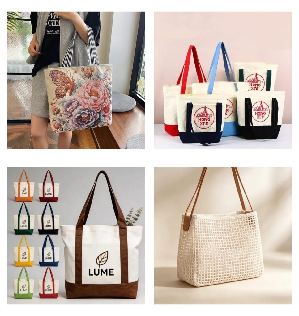 Bulk Wholesale Custom Cotton Tote Bags and Quilted Bags for Businesses