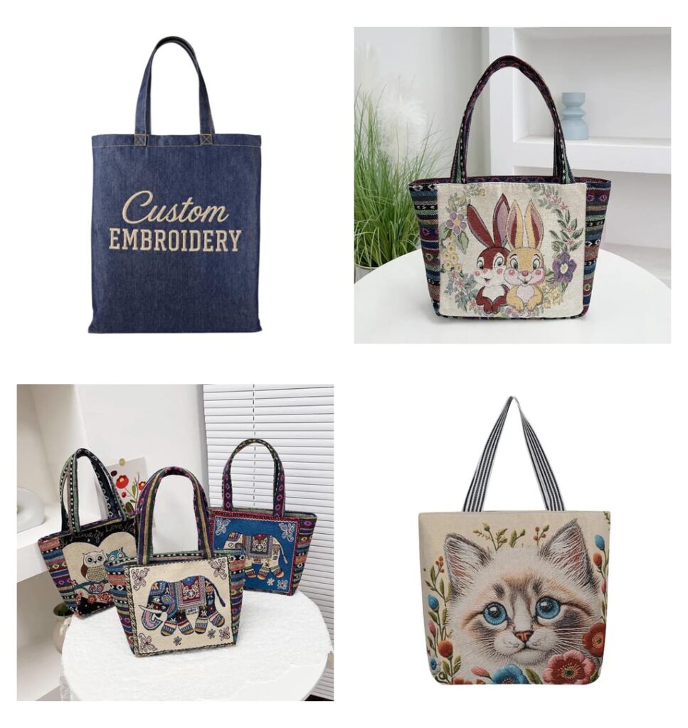 Bulk Wholesale Custom Cotton Tote Bags and Quilted Bags for Businesses