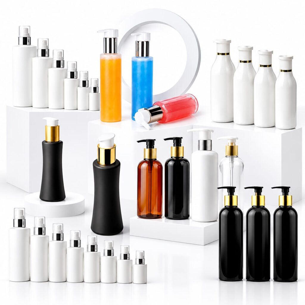 Luxury Cosmetic Packaging Bottles, Jars, Pouches & Perfume Containers for USA Beauty Brands