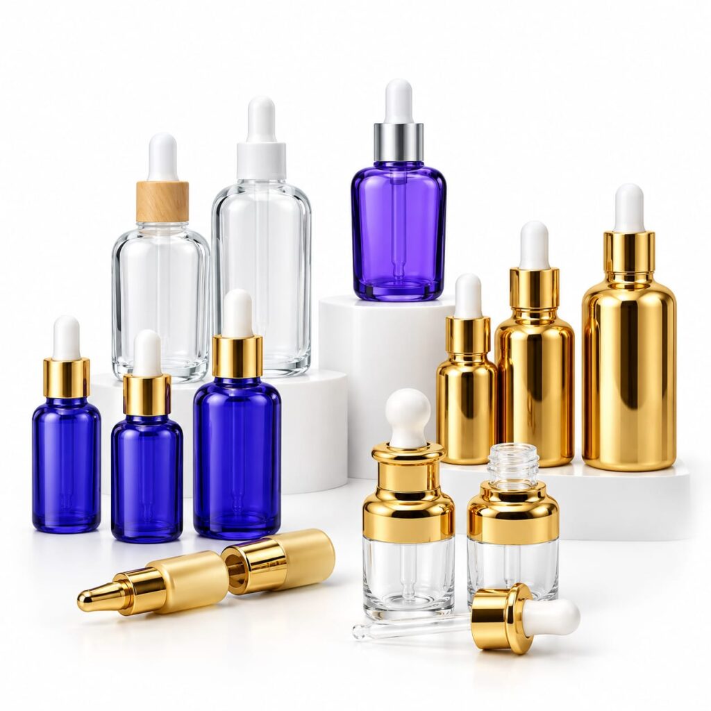 Luxury Cosmetic Packaging Bottles, Jars, Pouches & Perfume Containers for USA Beauty Brands