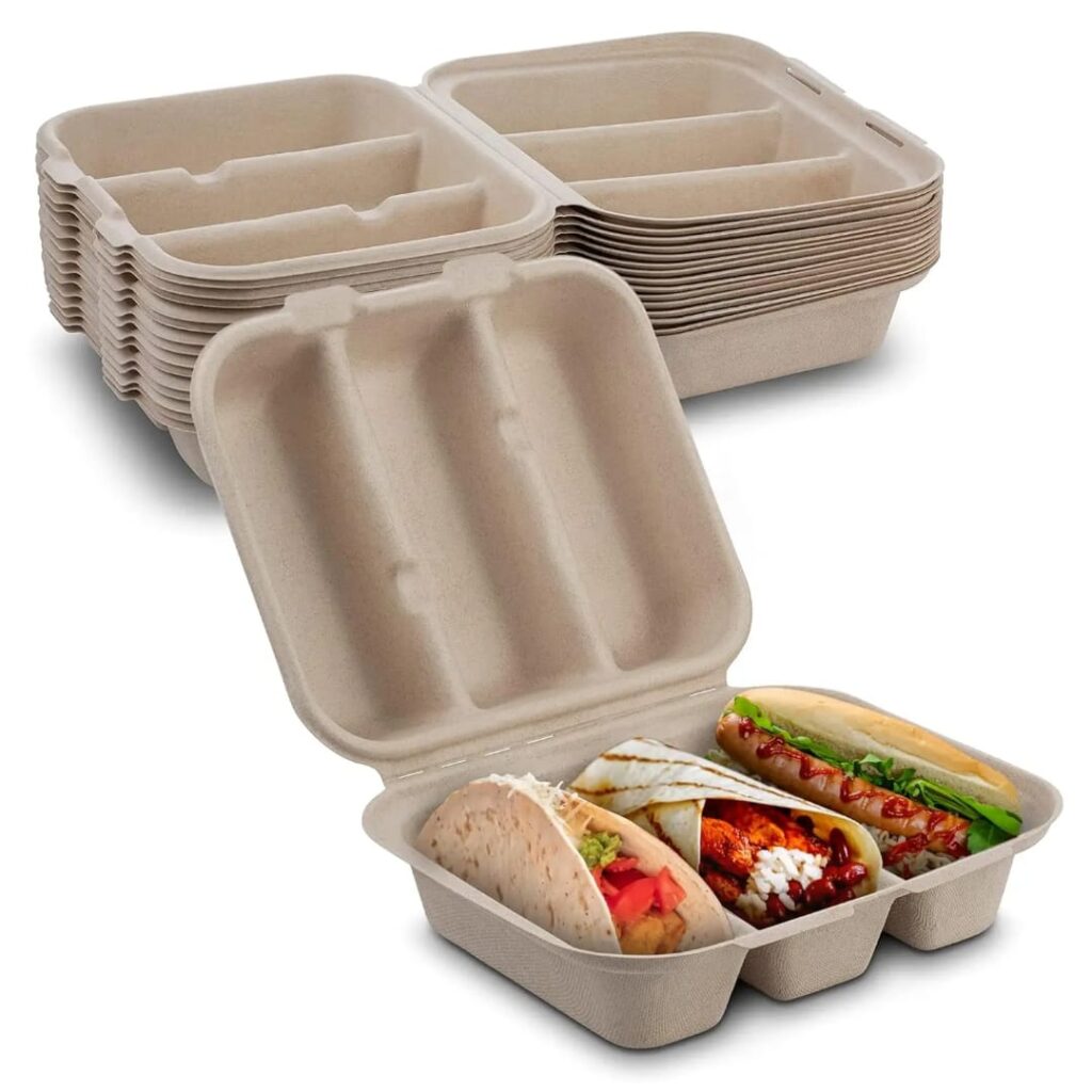Wholesale bagasse plates for restaurants and cafes in the USA
