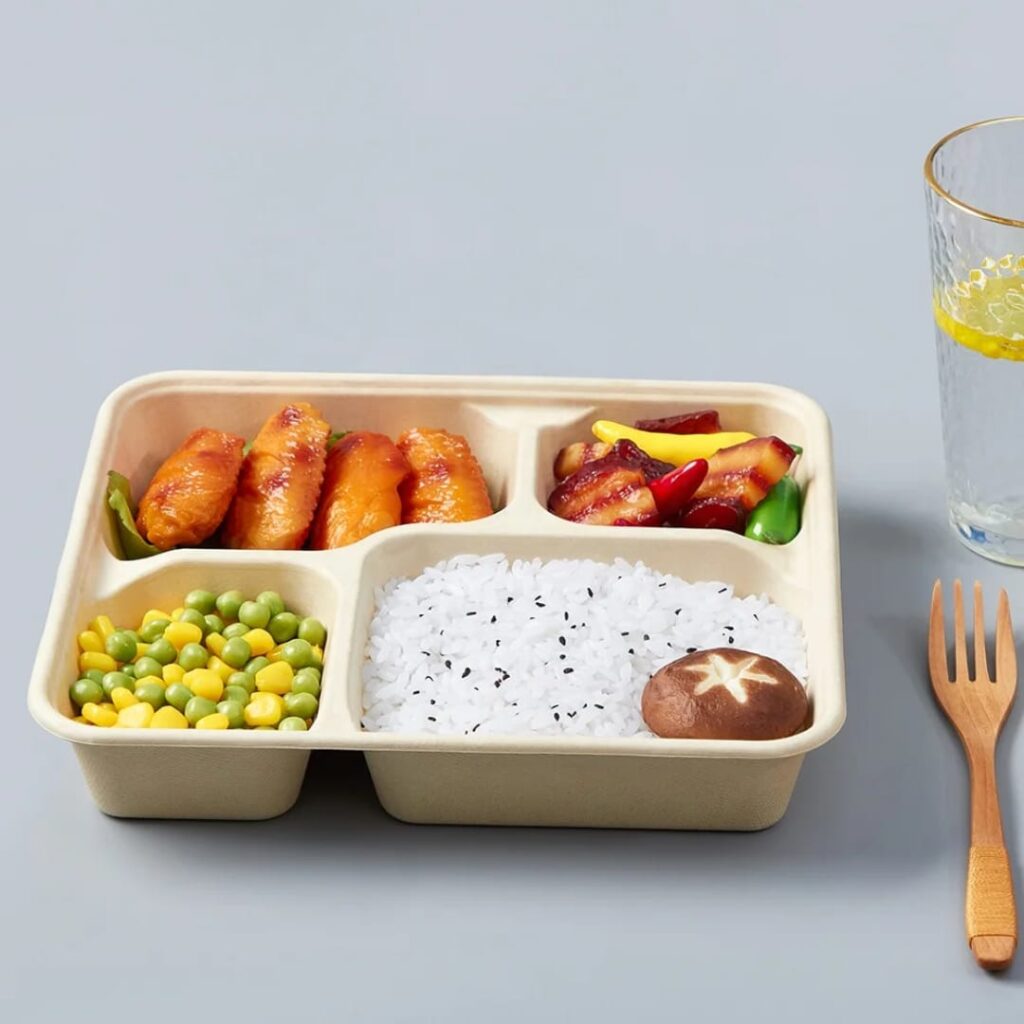Wholesale bagasse plates for restaurants and cafes in the USA