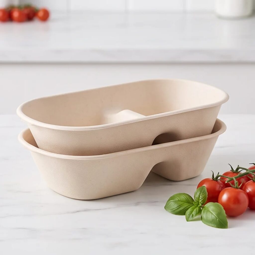 Wholesale bagasse plates for restaurants and cafes in the USA